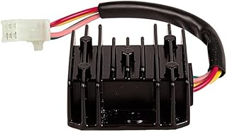 QCHIAN Voltage Regulator Rectifier AC 12V Motorcycle Voltage Regulator Rectifier GY6 CG CB 150cc 200cc 250cc ATV Quad Moped Scooter Buggy 4 Wires Motorbike Motorbike Rectifiers