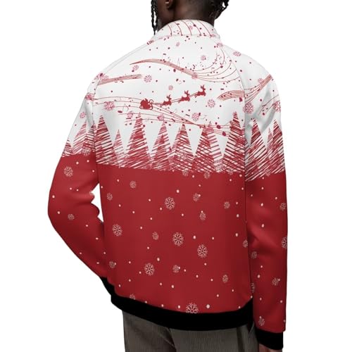 Image of Men's Lightweight Jackets Casual Full Zip Fleece Jacket Men Coats Fashion Long Sleeve Sweatshirt