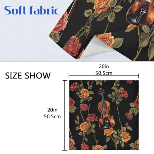 Servilletas de Tela Floral Multicolor Pack 6 miniatura 6