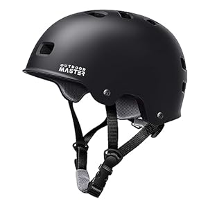 OutdoorMaster Skateboard Cycling Helmet – Two Removable