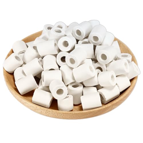 ろか材 ろ過材 水槽用 セラミックリング 500グラム 観賞魚 水質改善 アクアリウム NYANDELMO ND-0126-R04-WH-500g