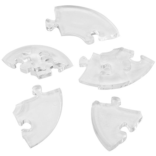 Saturn-Shaped 3D Crystal Puzzle Jigsaw Translucent Diy Blocks Puzzle Gifts Office Desk Toy For Adults And Children(Transparent) #TOP3