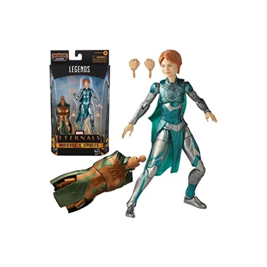 Universo Marvel THE ETERNALS- Build-A-Figure Sprite Juguete, Multicolor, único (Hasbro F0551)