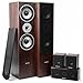 Produktbild Fenton HF5W - Heimkino Musikanlage für Audiosystem 1150 Watt - 5.0 Surround Sound System, 5-teiliges Home Entertainment System, Heimkino Soundsystem, für Zuhause, Wohnzimmer - Nussbraun