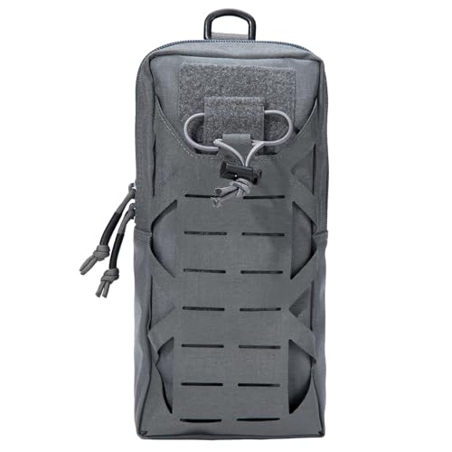EXCELLENT ELITE SPANKER Tactical EDC Pouch Molle Utility Tool Pouches Gadget Organizer Pocket Waist Belt Bag(Grey)