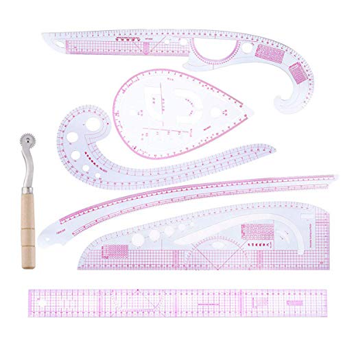 Best Prices! Tmtop 7pcs Sewing Rulers Curve Metric French Hip Curve Ruler Patterns Multifunction Sew...