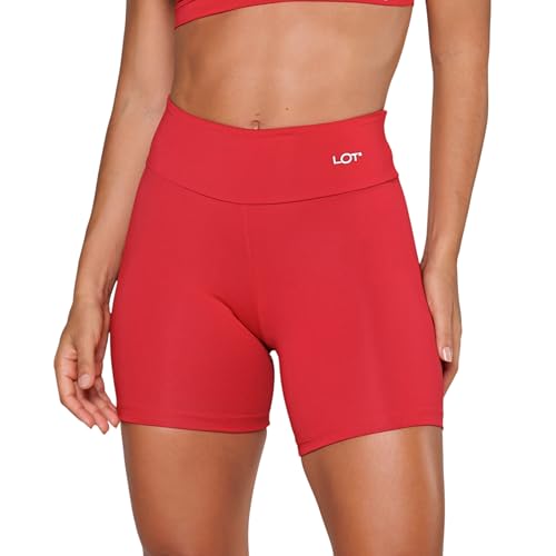 Short Fitness Feminino Bermuda Academia Poliamida Básico Liso Lot Fitness (BR, Alfa, P, Regular, Reg