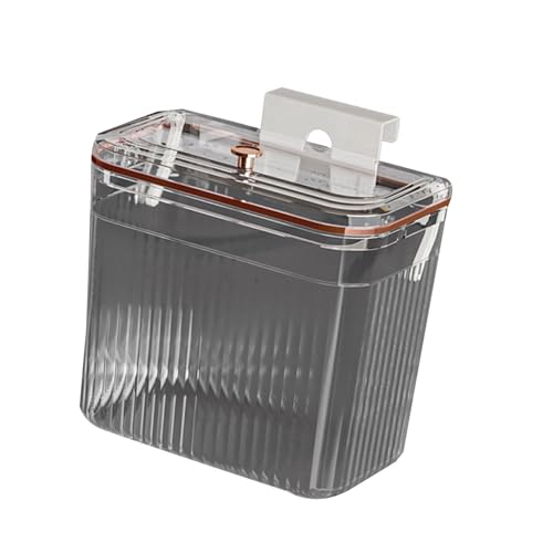 Poubelle murale magnétique au design transparent pour conteneur compact