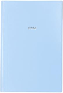 手帳 2026 スケジュール帳 2026年1月 1日1ページ B6変型 ニュアンスカラー ヒヤシンスブルー EDiT 26WDR-ETA02-BL