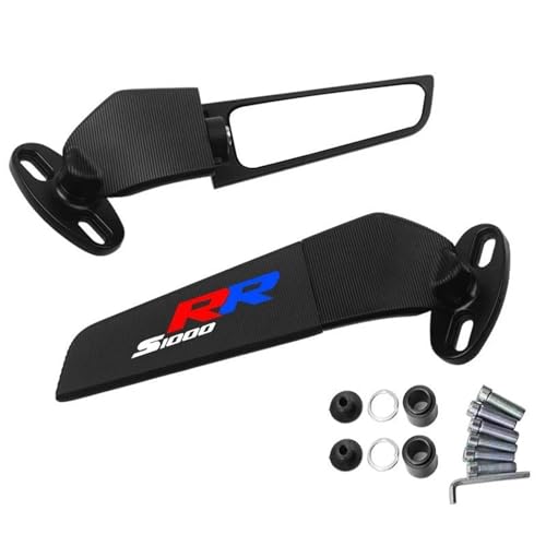 Espejo retrovisor CNC S1000 RR con ala fija aerodinámica de aluminio para moto de 2019 a 2023