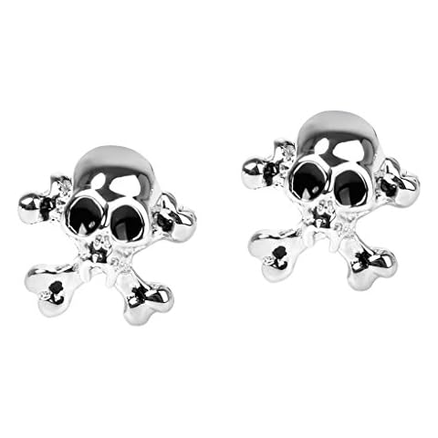 Gemelos de acero inoxidable con forma de calavera Cover