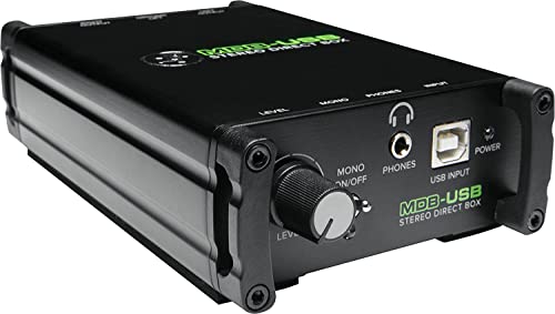 Mackie Mdb-Usb Stereo Direct Box Nero