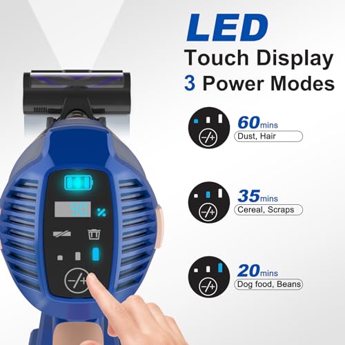 Cordless Vacuum Cleaner with LED Display