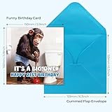 Hierein 21st Birthday Card, Funny It's A Big One 21st Birthday Cards for Him, Special 21st Birthday Gifts for Men Brother Nephew Son Grandson Best Friend, 150x150mm Gift Greeting Cards - Image 2