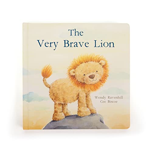 Image of Jellycat The Very Brave Lion: A Baby Board Book Children's Book - Baby Gift