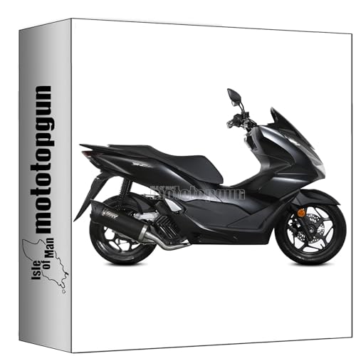 Ligne complete Mivv Honda PCX 125 nocat pot echappement acier noir homologue 2021 2024