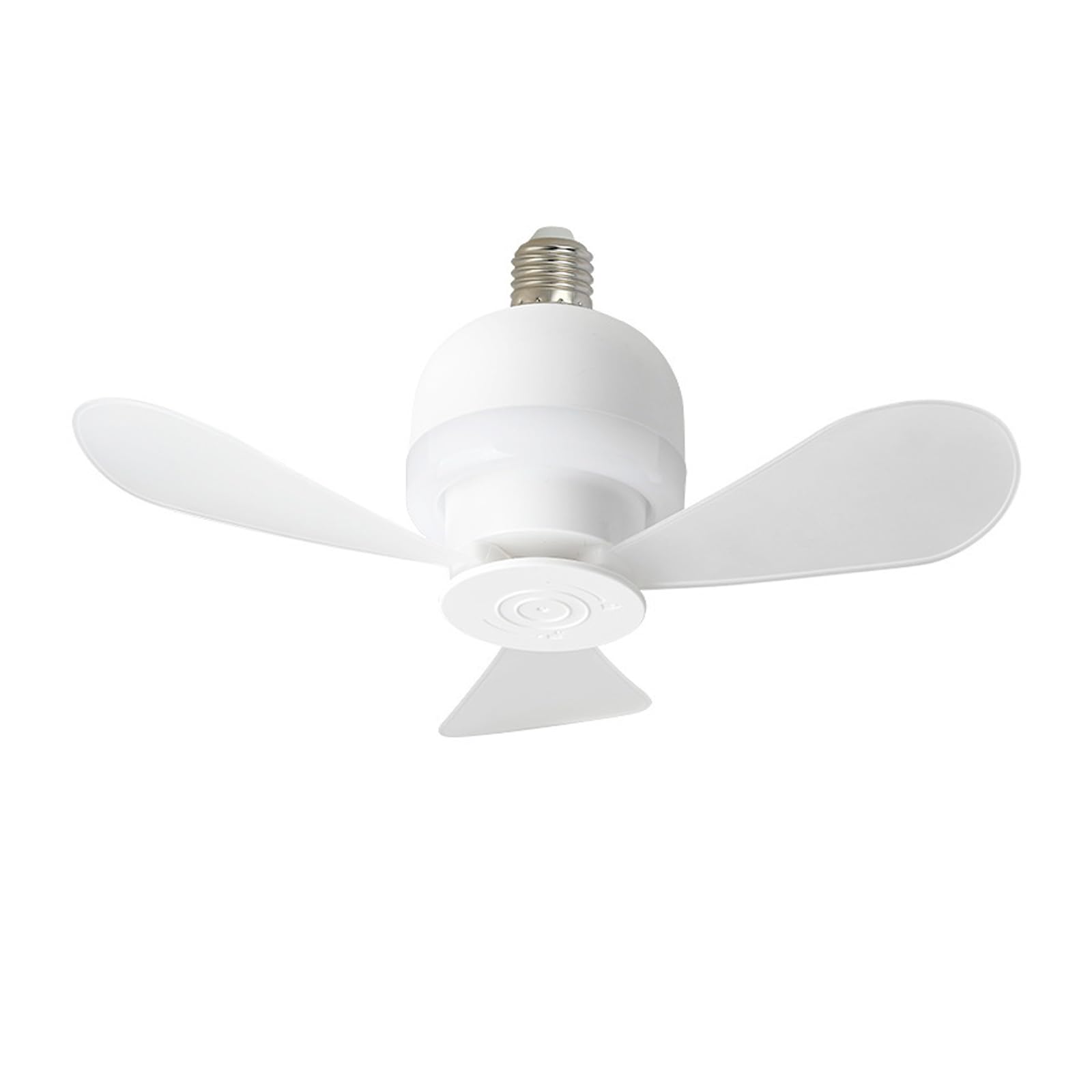 Msioytog E27 Socket Ceiling Fan Light Small Spaces Fan Lamp for Kitchen and Bedroom Easy Installation Enduring LED Small Ceiling