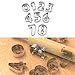Cookie Cutters, Fubarbar Number Cookie Cutters 0 1 2 3 4 5 6 7 8 Biscuit Cutter Set Shapes 3 inch Large Metal Numbers Fondant Mold, Stainless Steel Biscuits Mold Halloween Christmas Supplies