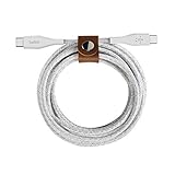 Belkin cable USB-C a USB-C con correa Boost Charge (cable USB-C resistente para MacBook, iPad Pro,...