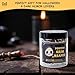 Positive Grim Reaper Jar – 60 Funny Emotional Support Grim Reaper, Dark Humor Spooky Gifts, Halloween Basket Stuffers for Adults Women Men, Halloween Gifts for Adults, Coworkers, Boo Basket Stuffers