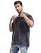 Men's Cotton T-Shirts Oversized Unisex Short Sleeves Casual Loose Wash Solid Basic Tee Tops