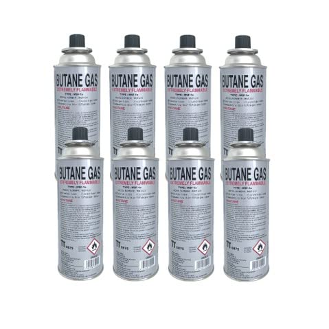 Greenpoint Kochgeräte für Camping : Gaskartuschen 8Stück - Gaskartuschen 227g, Gas kartusche, gaskartusche, campingkocher Gas, Camping Gas, butangas, butan gaskartusche 227g, gaskocher kartusche…