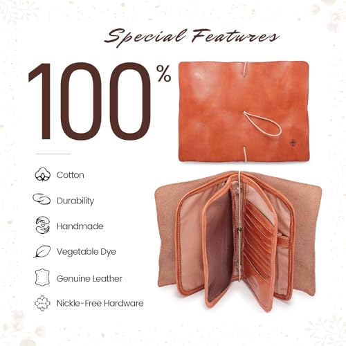 Image of OLD TREND Genuine Leather Nomad Organizer Travel Wallet | Women's Wallet Clutch Passport Holder