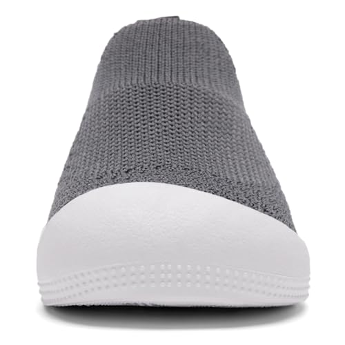 Image of Eashi Baby Boy Girl Non-Skid Indoor Infant Walking Shoes Breathable Warm Elastic Sock Shoes with Memory Sole Protect Toes Outdoor Sneakers