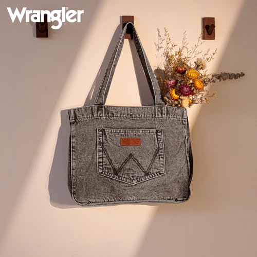 Bolso tipo tote Wrangler Denim para mujer miniatura 2