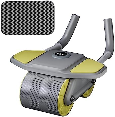 JUMIX Double Wheel Automatic Rebound Abdominal Roller for Effective Abs Workouts and Weight Loss Training-image-2