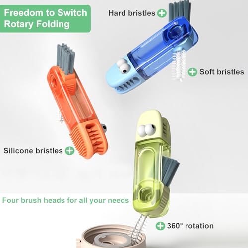 Pwjgppjv 4 IN 1 CUP LID CLEANING BRUSH Water Bottle Cleaning Brush thumb #3