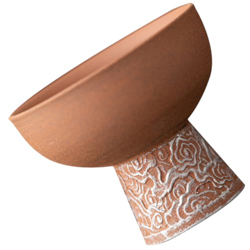 FUNOMOCYA Taza de Cerámica Vintage Sin Asa Diseño Retro para Tarde y Banquetes Suministro de Cerámica para Hogar y Fiesta