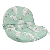 Yigowyigo Kissen für Egg Chair, Hängesessel-Kissen 120 x 85 x 18 cm, wasserfestes Ersatzkissen für Schaukelstuhl (nur Kissen), dickeres Hängesessel-Kissen für Garten, Außen- und Innenbereich