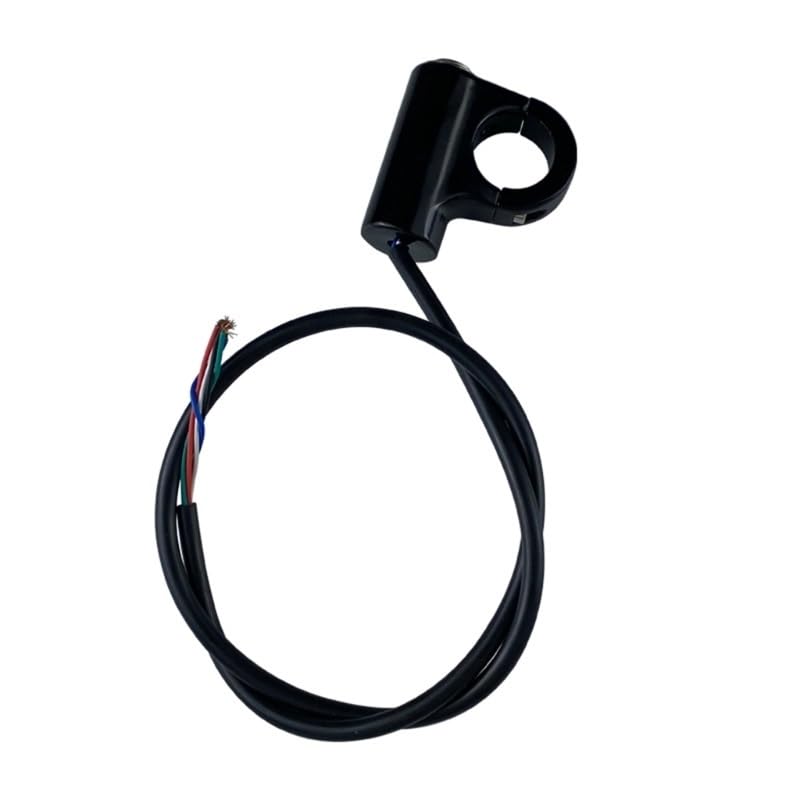 Interruptor de motocicleta para luz de peligro y botón LED de manillar universal 3