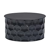 SIMPLIHOME Whitney Contemporary 31 inch Wide Metal Storage Coffee Table in Antique Bronze, Fully...