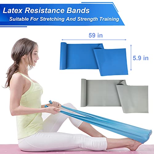 Yoga Starter Kit 12 In 1, Yoga Mat With Carrying Bag, Foam Roller, Muscle Roller Stick, 4 Resistance Bands, Yoga Blocks 2 Pack, Grip Socks 2 Pairs, Massage Ball, Yoga Kit And Set For Beginners, Women #TOP5