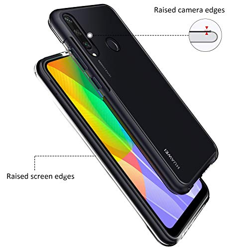 N NEWTOP Cover per Huawei Y6P, Custodia Crystal