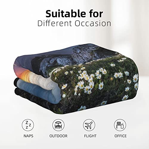 Couverture flanelle lit canapé douce chaude légère 152x203cm - 6