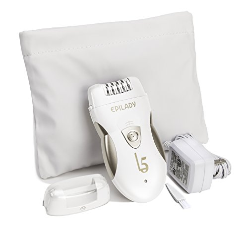 Epilady Hair Removal Epilator For Women | Rechargeable Hair Remover For Women | L5 Electric Shaver For Women, Hair Removal Device | Bikini Trimmer | Corded Or Cordless, 2 Speeds | Brush, Pouch #TOP3