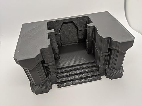 Dwarven Gate Throne Room 28mm miniature imprimée 3D paysage de jeu de rôle