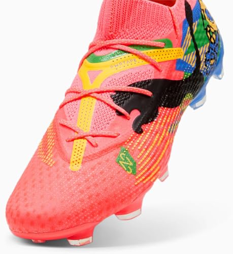 PUMA Mens Nmj X Future 7 Ultimate Firm GroundArtificial Ground Soccer Cleats Cleated, Firm Ground - Pink4