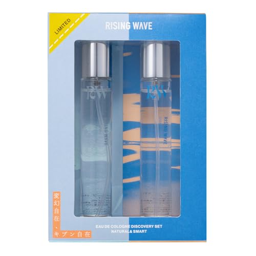 RISINGWAVE(ライジングウェーブ) オーデコロン ナチュラル&スマート 8ml×2本セット 香水 メンズ お試し 持ち運び トライアル