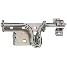 National Hardware N109-028 Sliding Bolt Door & Gate Latch Steel with WeatherGuard Protection Zinc-Plated Heavy-Gauge Cold-Rolled Steel Left Right Hand Swing Mount