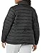 Amazon Essentials Women's Lightweight Long-Sleeve Water-Resistant Puffer Jacket (Available in Plus Size), Black, Medium