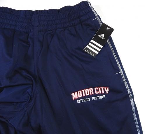 Detroit Pistons Motor City Adidas Basketball Warm Up Pants Size XXXL New - Game Used NBA Pants