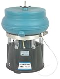 Raytech 23-019 AV-25SS Heavy Duty Vibratory Tumbler with Discharge Port, 0.22 Cubic feet Bowl Capacity, 115V, 60Hz