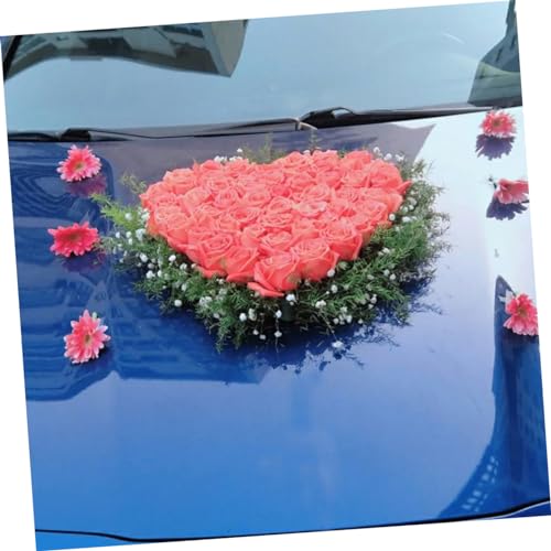 Bloque de flores de alta densidad forma de corazón para arreglos florales duraderos 8