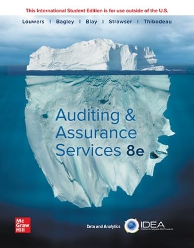 ISE Auditing & Assurance Services (ISE HED IRWIN ACCOUNTING)