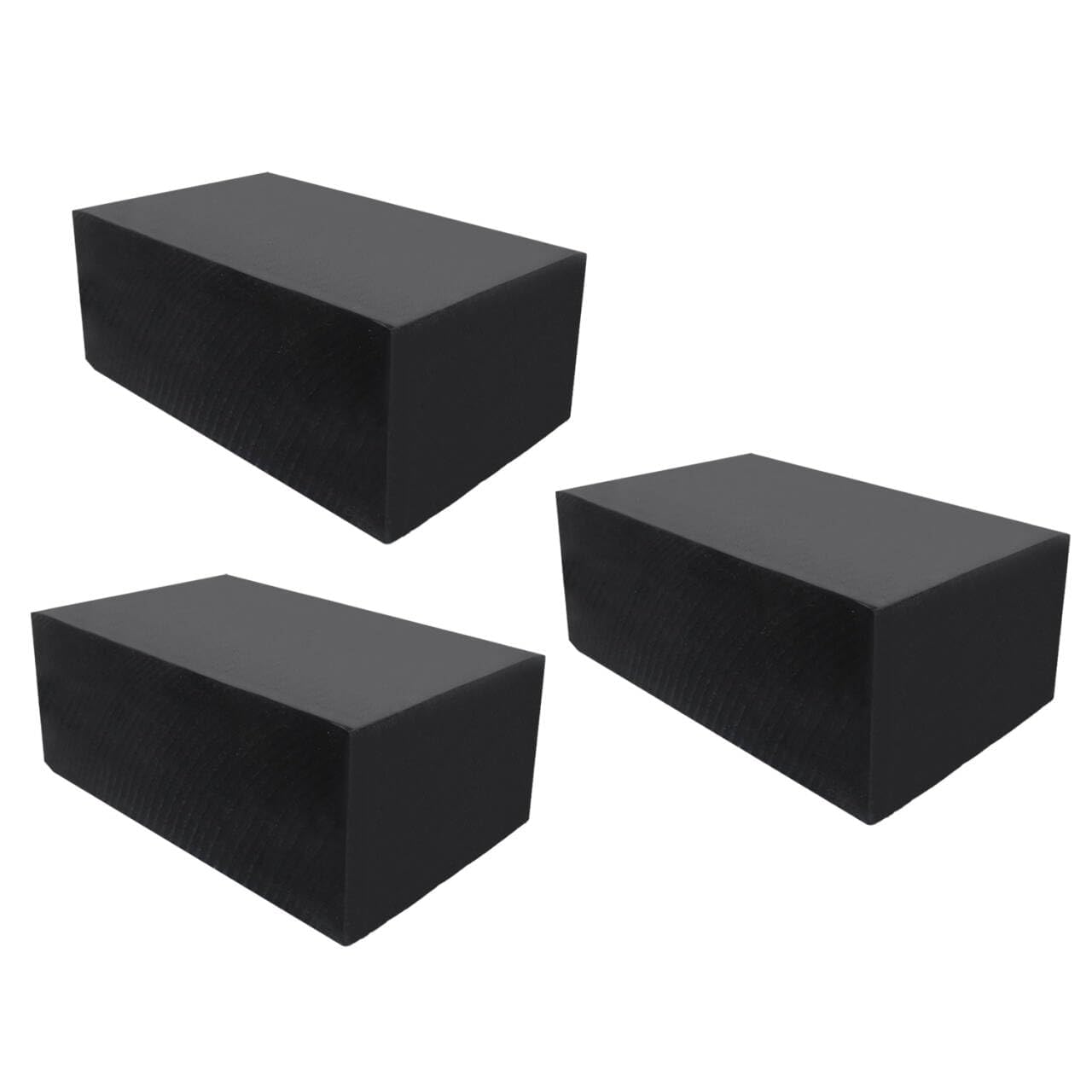 Podkładka gumowa do podnośnika samochodowego samochodu podkładki gumowe płaskie antywibracyjne podnośnik gumowana gumy bloki podnośników nożycowy (3pcs 180x120x95mm)