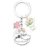 XWXWXW Cadeau Kiné femme Porteclef Cadeau d anniversaire femme kiné...